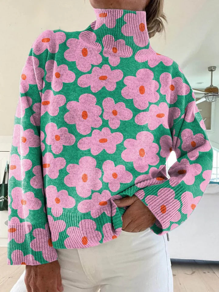 Lidka – artystyczny sweter z golfem