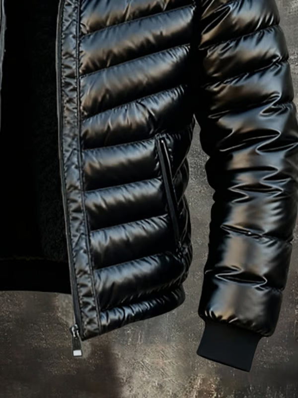 Adam | Męska retro kurtka outdoor, ocieplana, z kieszeniami