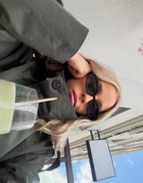 Short trench jacket