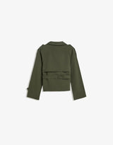 Short trench jacket
