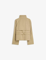 Short trench jacket