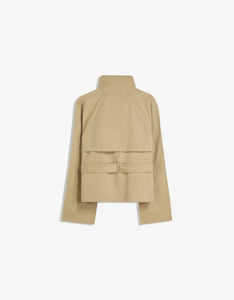 Short trench jacket