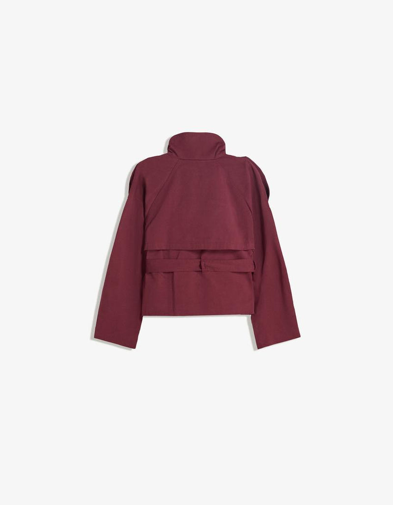 Short trench jacket