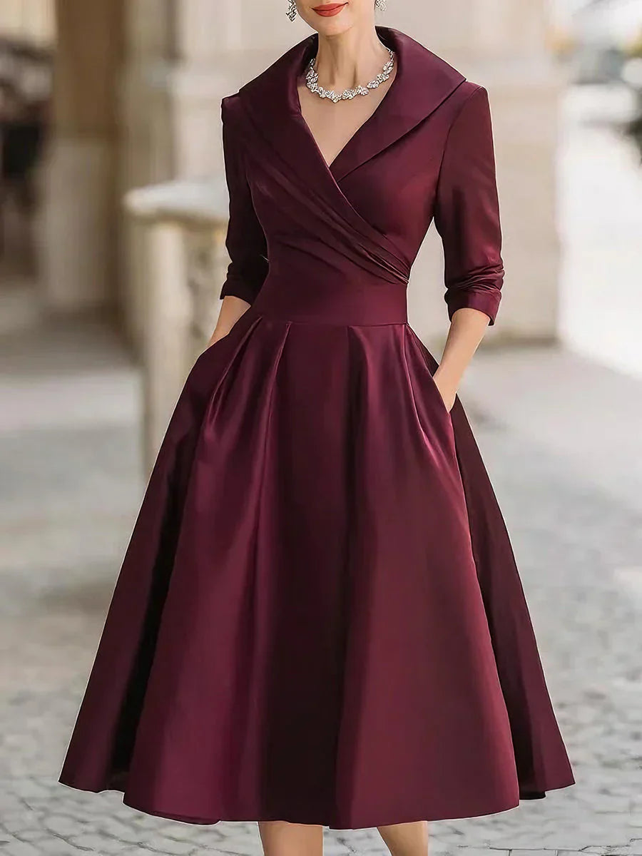Casey | Elegant Satin Dress