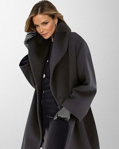 Aya Rose - Elegant wool coat for autumn & winter
