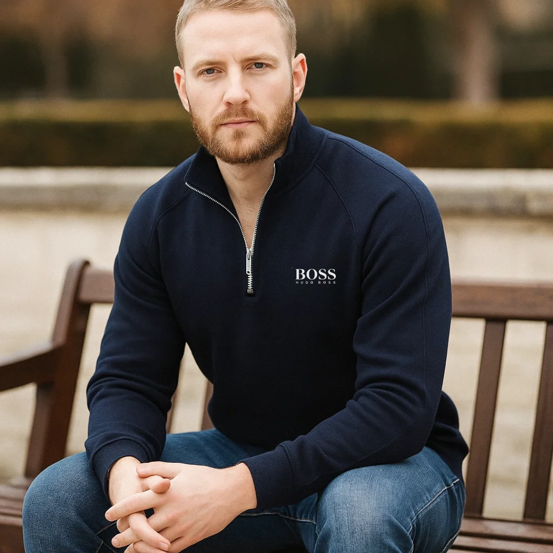 BSS Fleece Half Zip Jumper