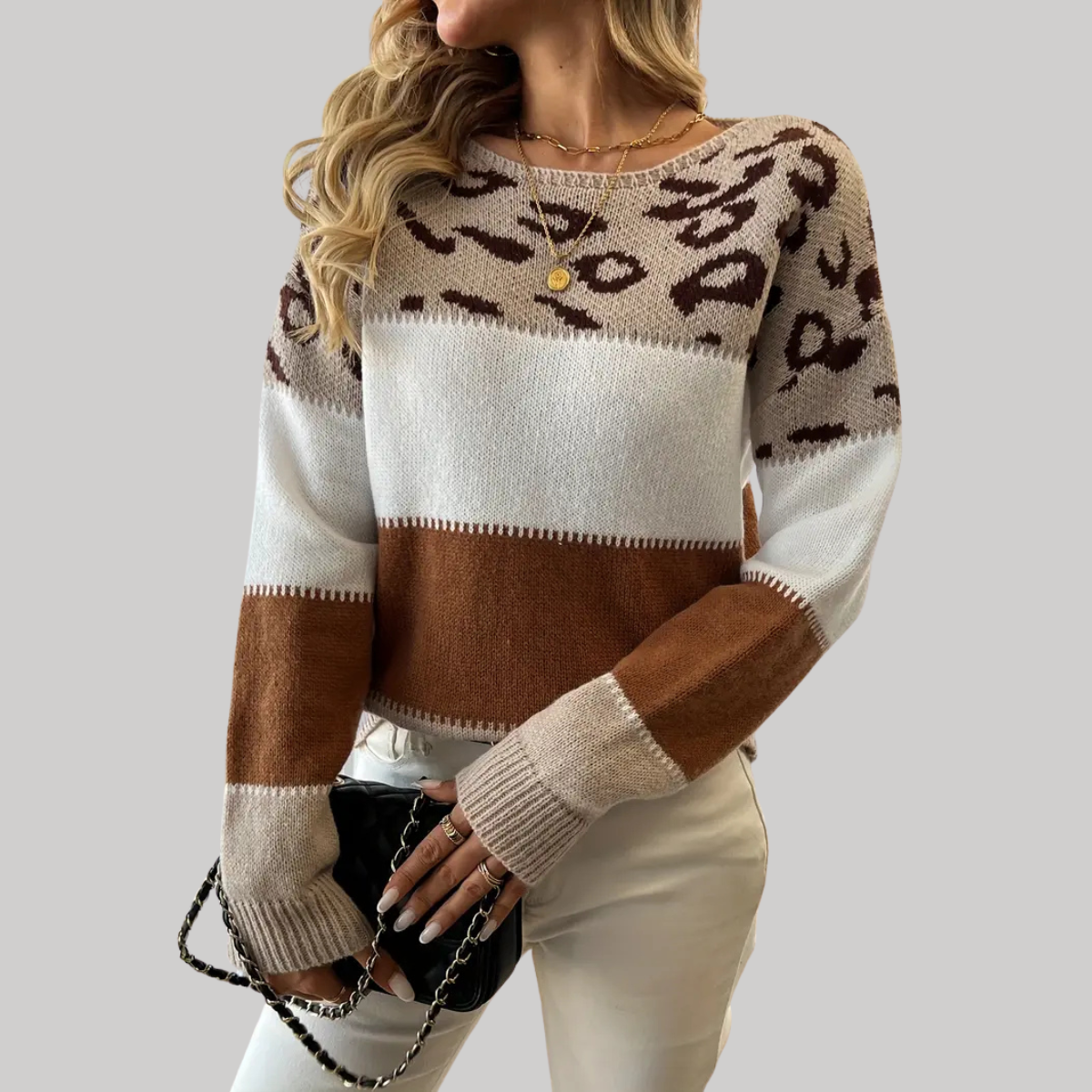 Evelyn | Leopard Print Sweater