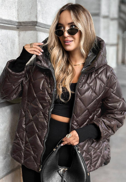 Nadia | Ciepła kurtka z kapturem