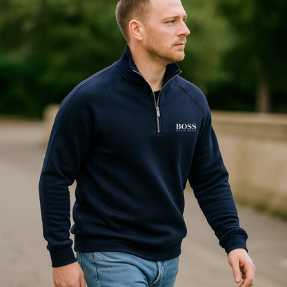 BSS Fleece Half Zip Jumper