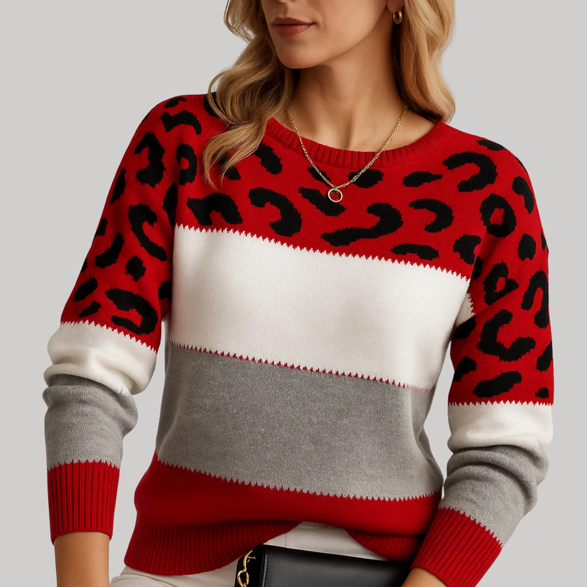 Evelyn | Leopard Print Sweater