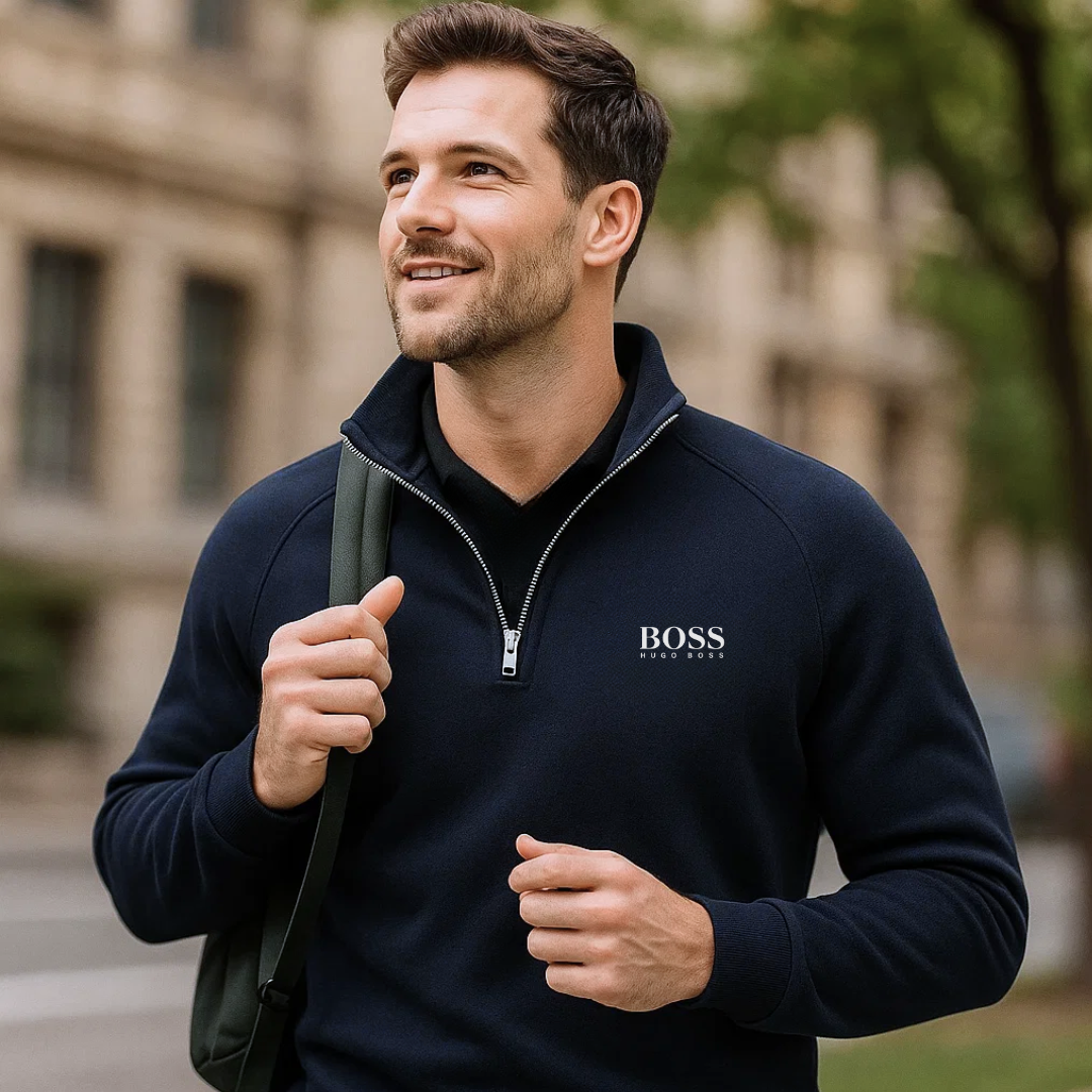 BSS Fleece Half Zip Jumper