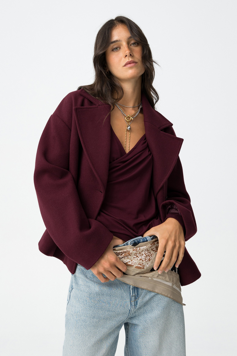 Short trench coat