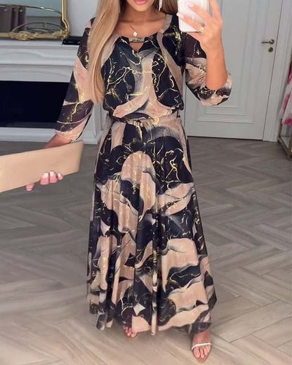 Anna | Elegancka sukienka z szyfonu