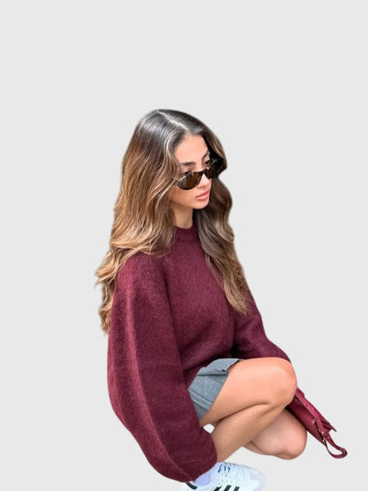 Adrianna | Stylish Fluffy Sweater