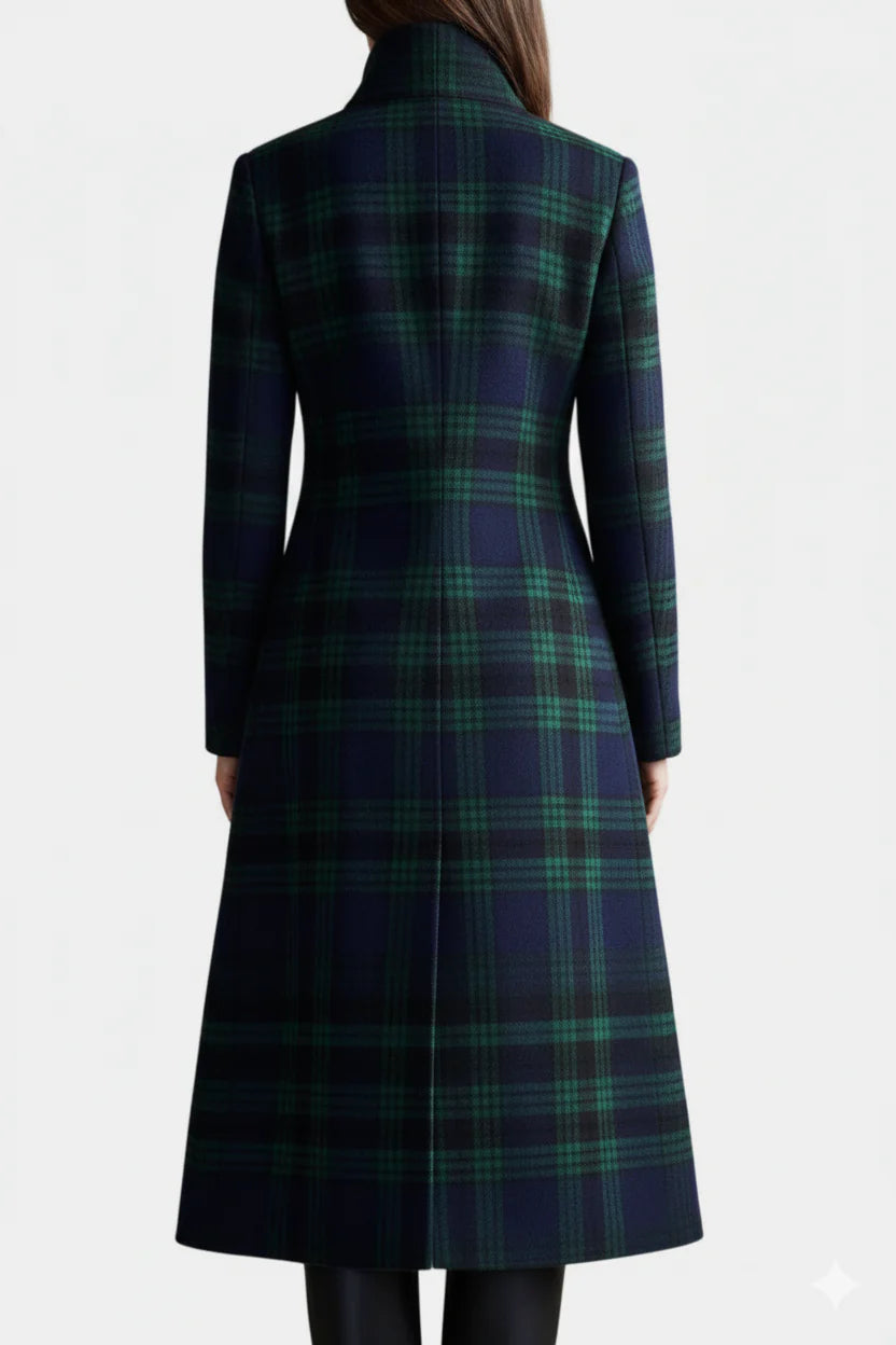 Zofia™ | Timeless Plaid Elegant Coat