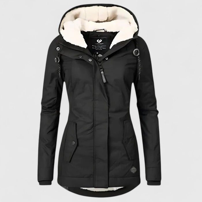 Amy | Elegant Waterproof Hooded Coat