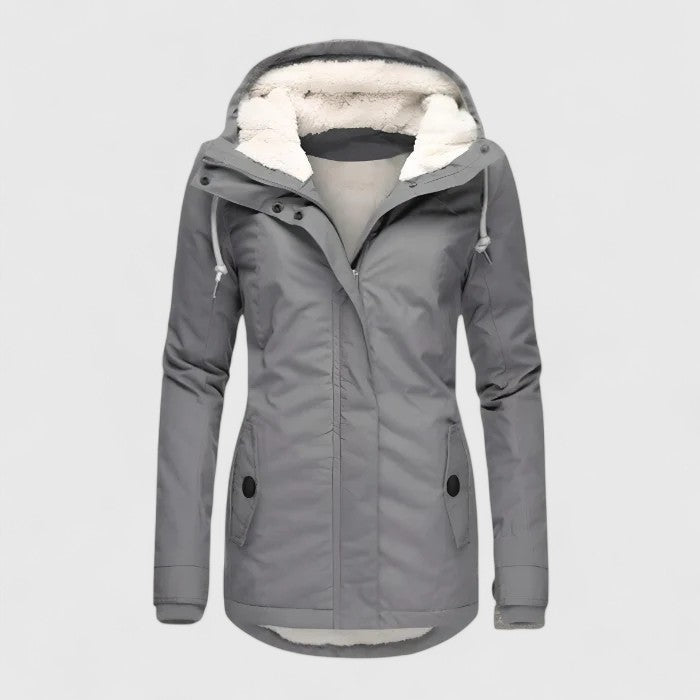 Amy | Elegant Waterproof Hooded Coat