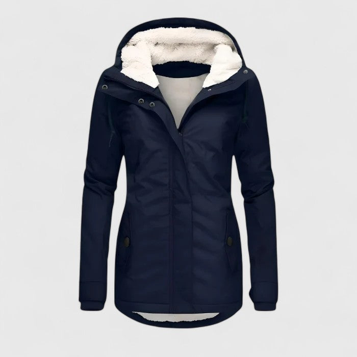 Seravia – Water-Repellent Autumn Jacket with Hood