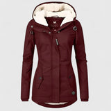 Seravia – Water-Repellent Autumn Jacket with Hood