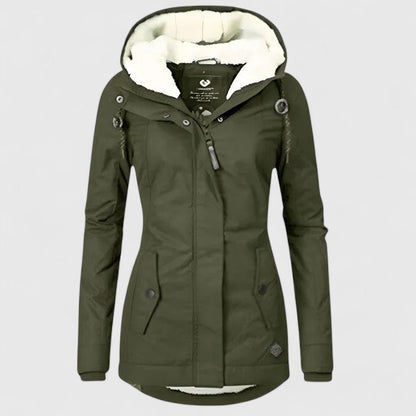 Amy | Elegant Waterproof Hooded Coat