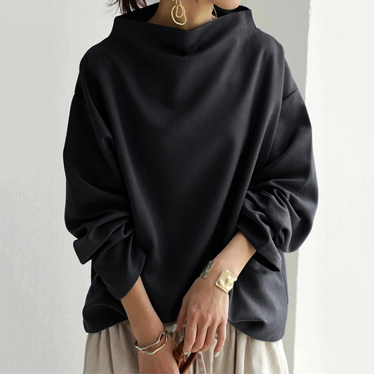 Lylia | Elegant High-neck Sweater