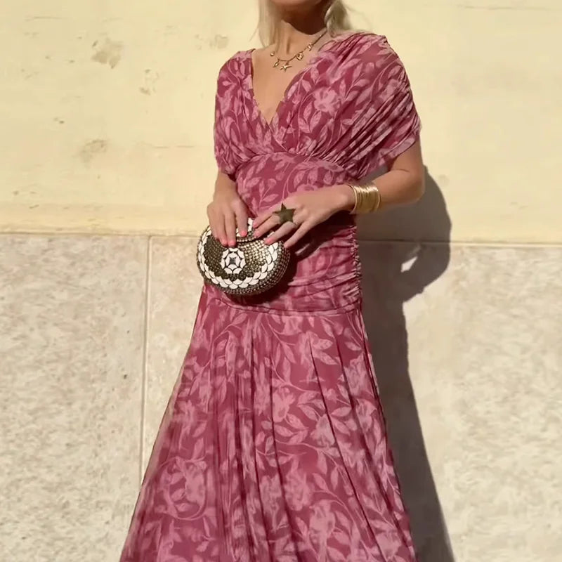 Hailey | Elegant Dress With V-Neckline