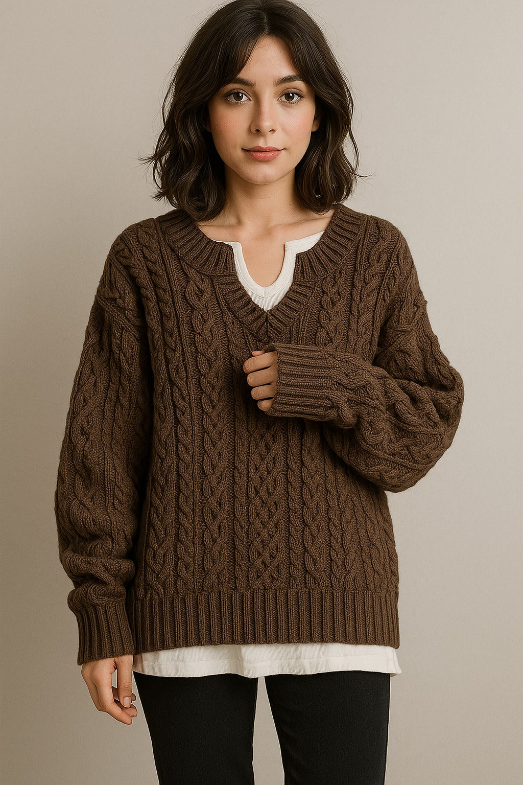 Lorielle | Oversized Knit Sweater