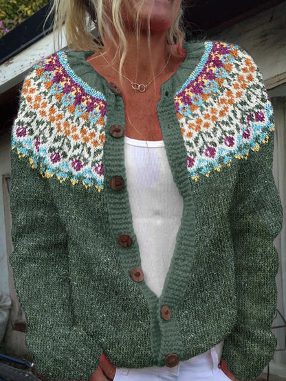 Alice | Vintage Islandzki Sweter z Wełny