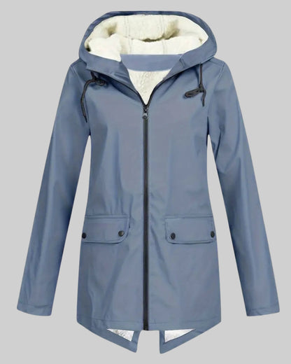 Amber | Fleece Lined Rain Parka