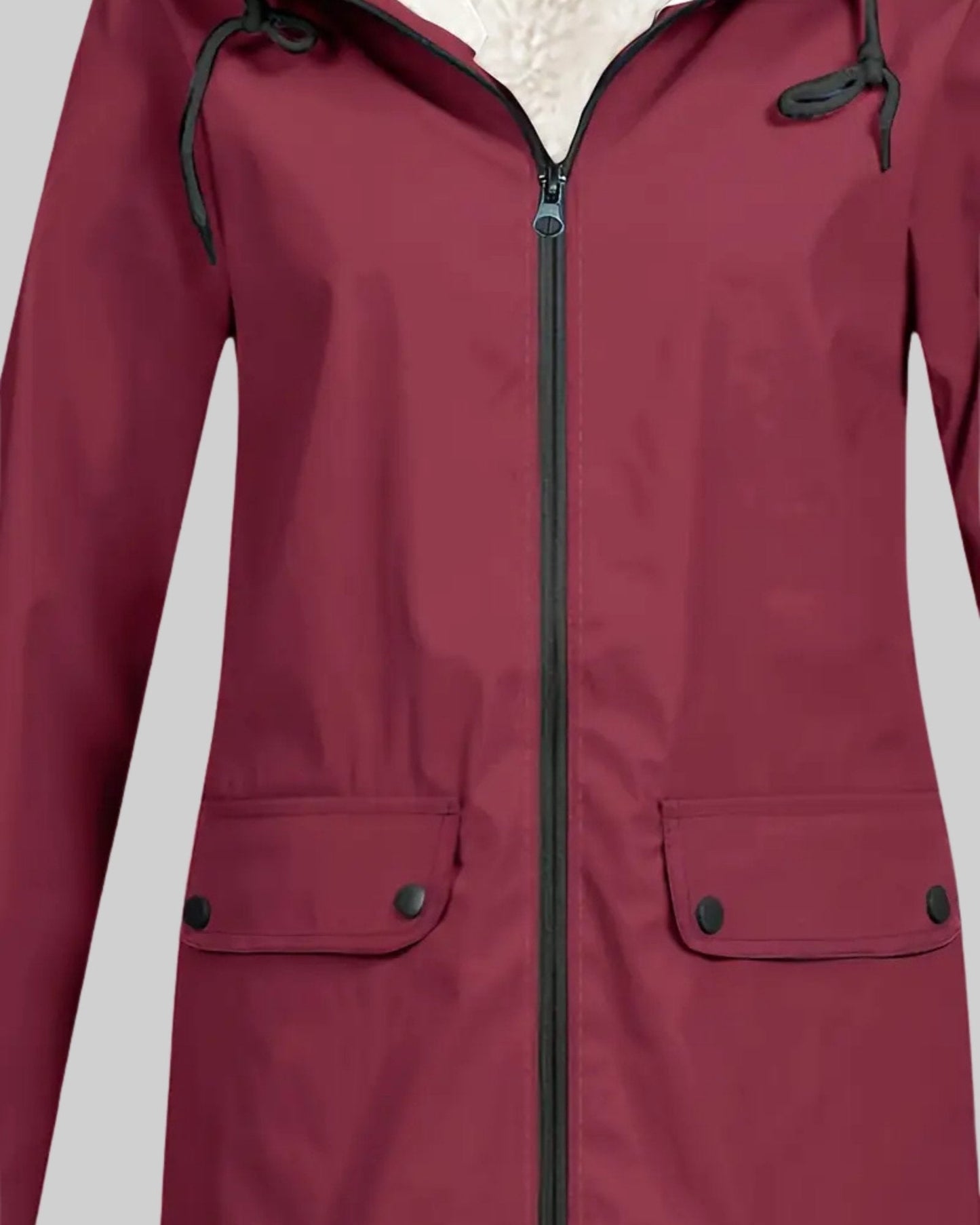 Amber | Fleece Lined Rain Parka