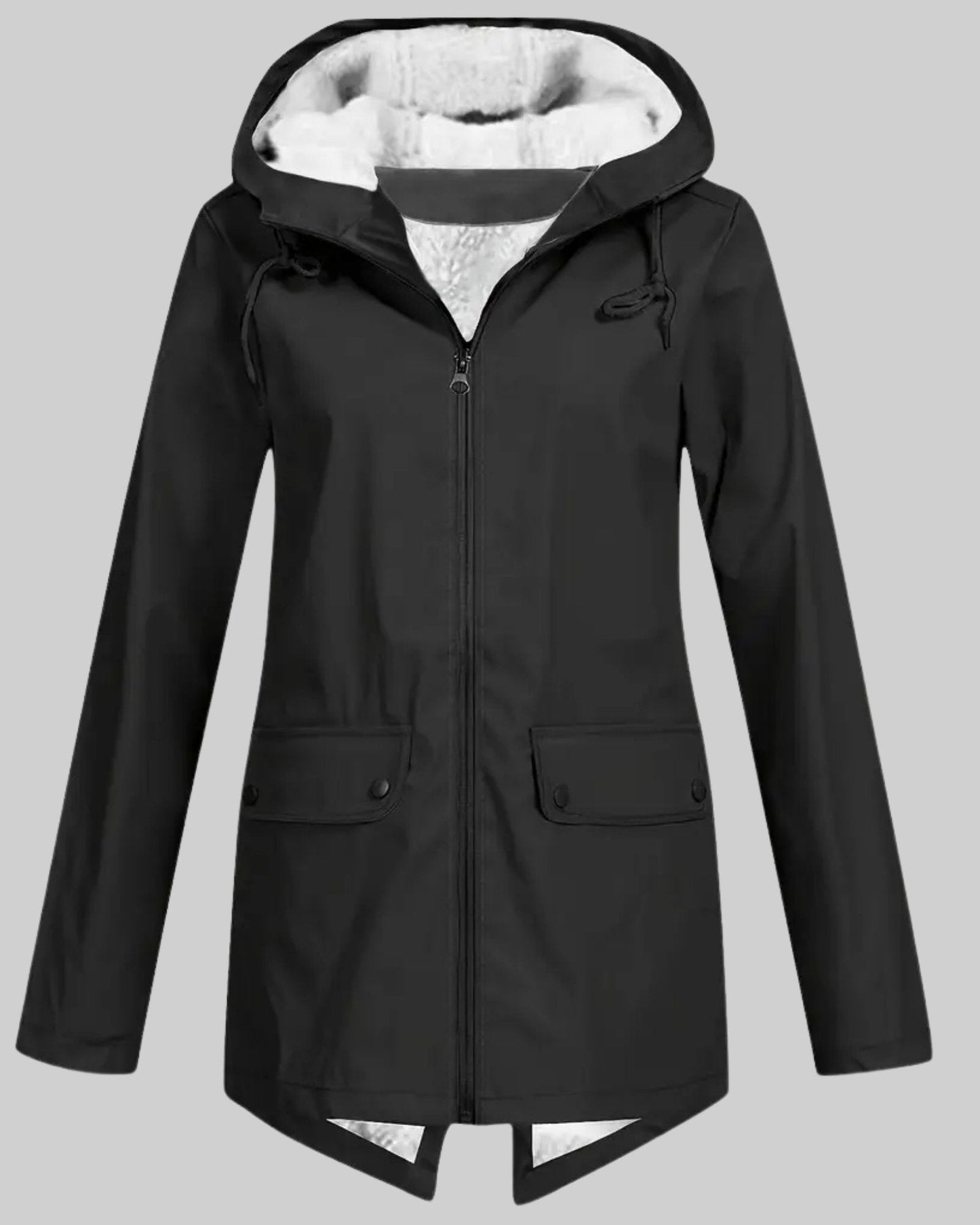 Amber | Fleece Lined Rain Parka