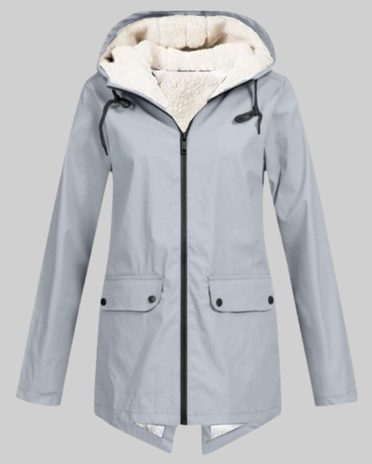 Amber | Fleece Lined Rain Parka