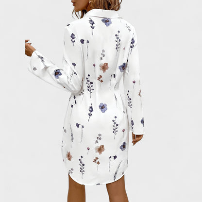 Noémia | Elegant Floral Shirt Dress