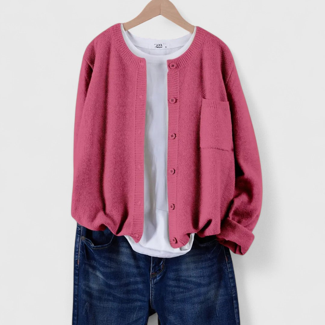 Cara | Casual Button-Up Cardigan