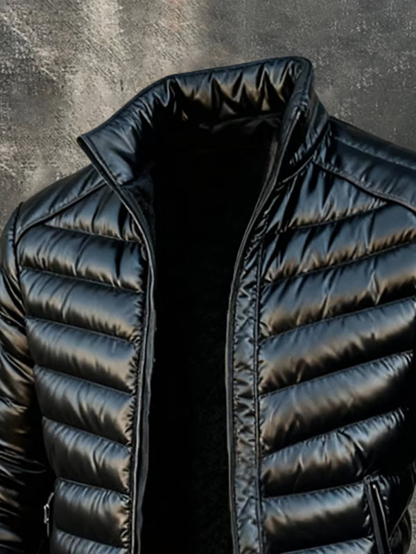 Adam | Męska retro kurtka outdoor, ocieplana, z kieszeniami