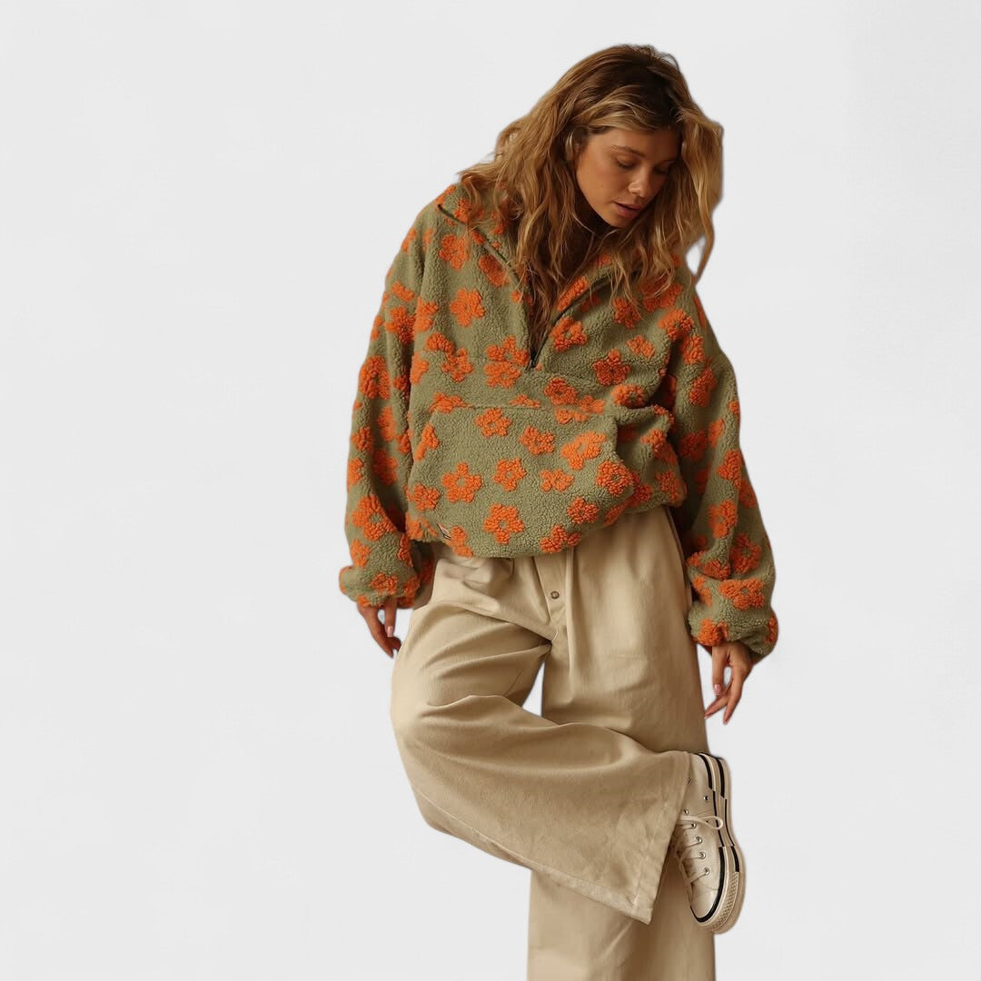 Aya Rose - Polar fleece Flowering