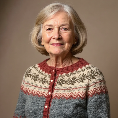 Atasha | Vintage Islandzki Sweter Wełniany