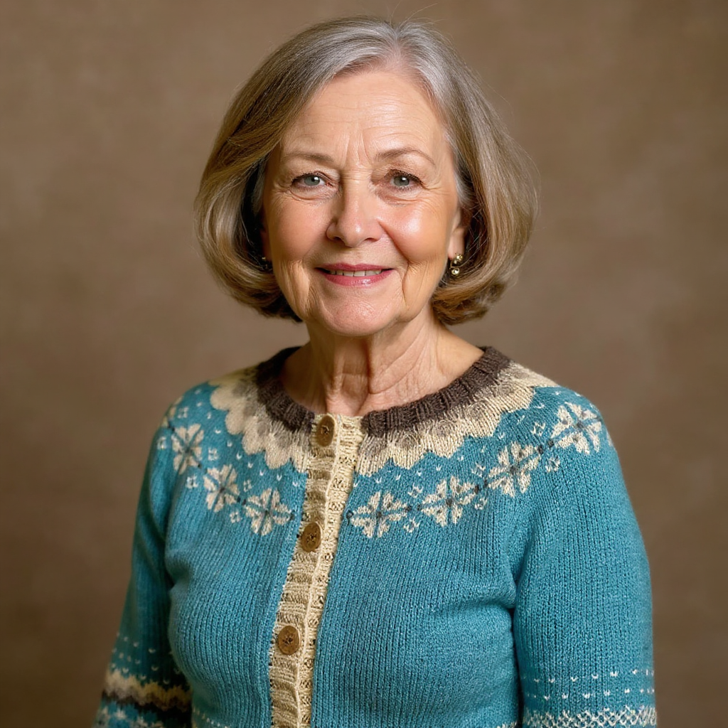 Allaira | Vintage Islandzka Wełniana Kardigan