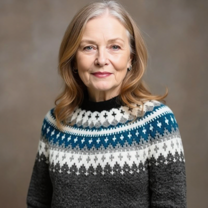 Althea | Vintage Islandzki Sweter Wełniany