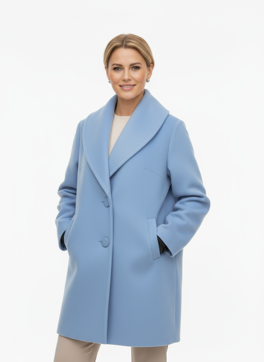 Aya Rose - Elegant wool coat for autumn & winter