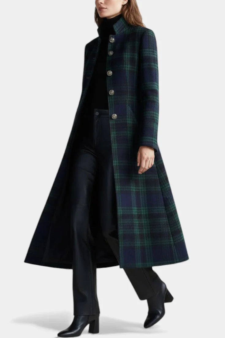 Zofia™ | Timeless Plaid Elegant Coat