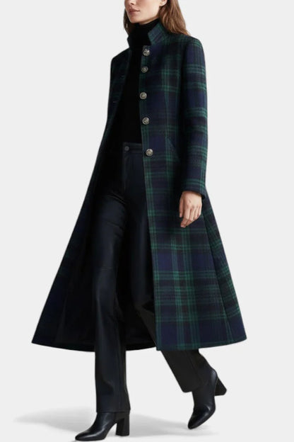 Zofia™ | Timeless Plaid Elegant Coat