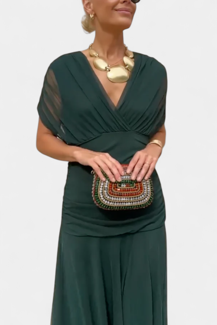 Hailey | Elegant Dress With V-Neckline