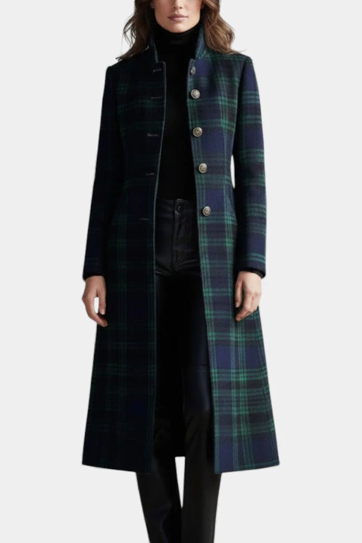 Zofia™ | Timeless Plaid Elegant Coat