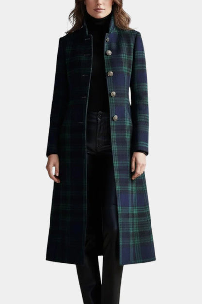 Zofia™ | Timeless Plaid Elegant Coat