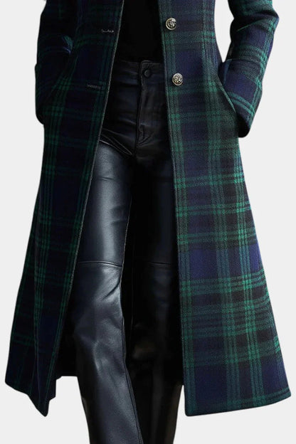 Zofia™ | Timeless Plaid Elegant Coat
