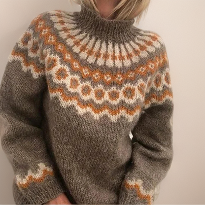 Amara | Vintage Islandzki Sweter Wełniany