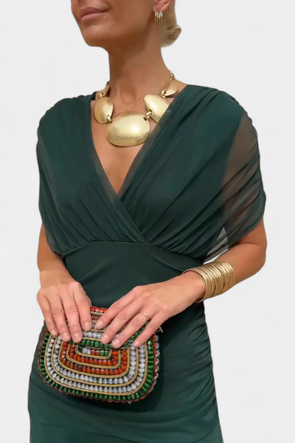 Hailey | Elegant Dress With V-Neckline