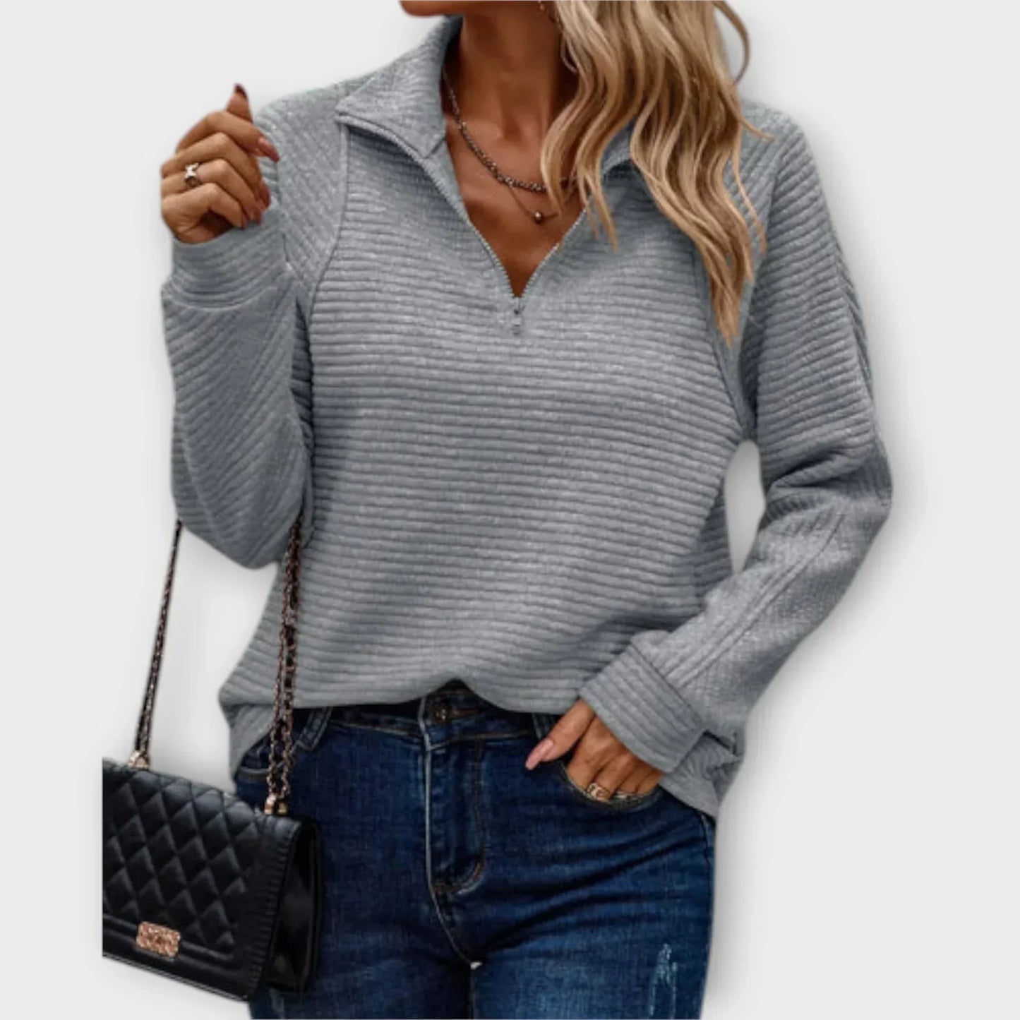 Kylia | Halfzip Pullover Sweater