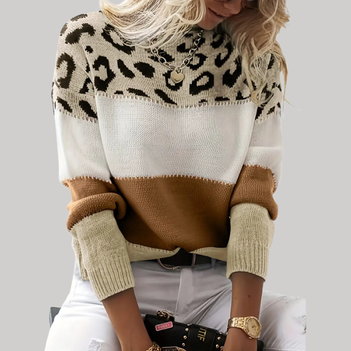 Evelyn | Leopard Print Sweater